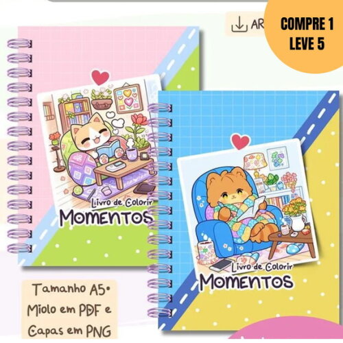 Arquivo Digital Livro de Colorir Colorindo Momentos -1644