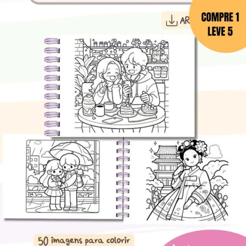 Arquivo Digital Livro de Colorir Colorindo Doramas -1643