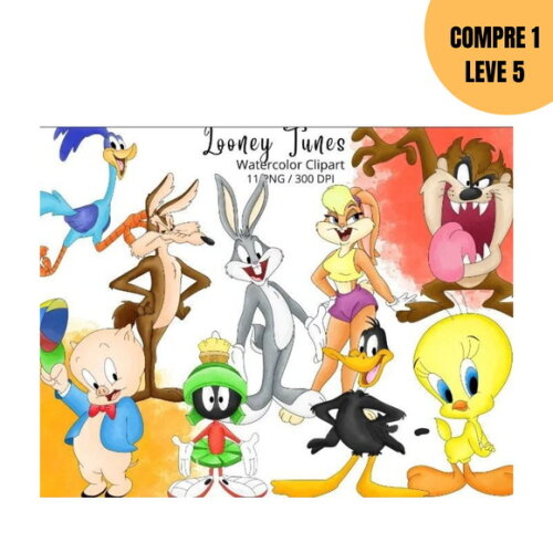 Arquivo Digital Looney Tunes Kit Digital -1524