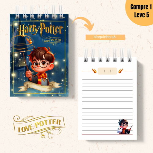 Arquivo Digital Love Harry Potter Kit Escolar 2025 -1094
