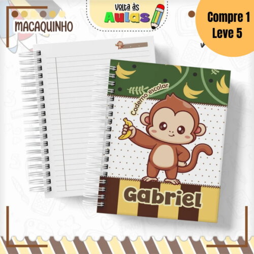 Arquivo Digital Macaquinho Kit Escolar 2025 -1668