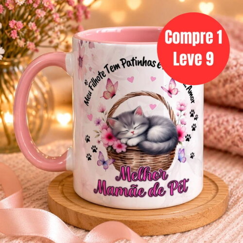 Arquivo Digital Mãe de Pet Artes para Caneca -6952