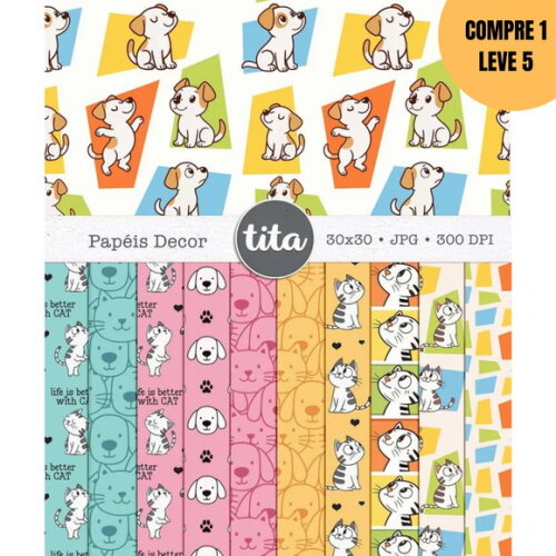 Arquivo Digital Mãe de Pet Ilustrações + Encadernação -2852