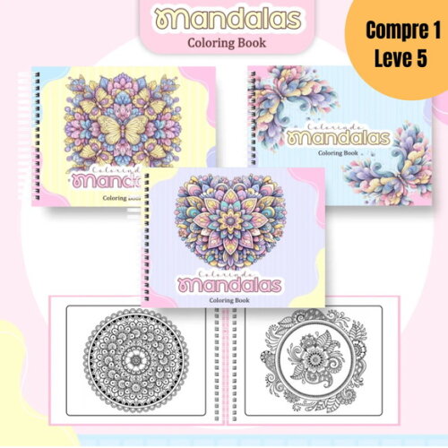 Arquivo Digital Mandalas Livro de Colorir -1690