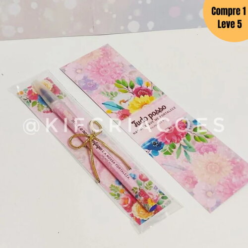 Arquivo Digital Marcador + Caneta Floral 2025 -1194