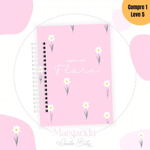 Arquivo Digital Margaridas 2 Kit Livro do Bebê -619
