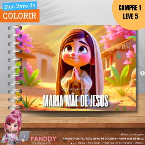 Arquivo Digital Maria Mâe de Jesus Livro de Colorir -2272