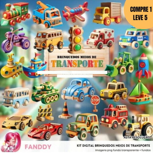 Arquivo Digital Meios de Transportes Kit Digital -3006