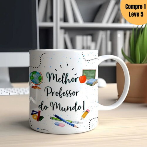 Arquivo Digital Melhor Professor(a) Arte Avulsa Caneca -1104