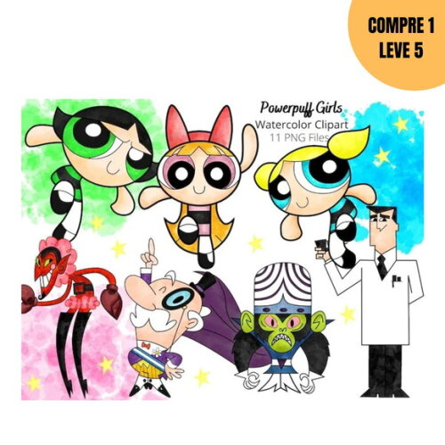 Arquivo Digital Meninas Super Poderosas Kit Digital -1533