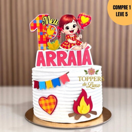 Arquivo Digital Meu Primeiro Arraiá Topo de Bolo -3633
