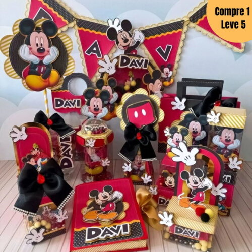 Arquivo Digital Mickey Kit Festa Pronta -1190
