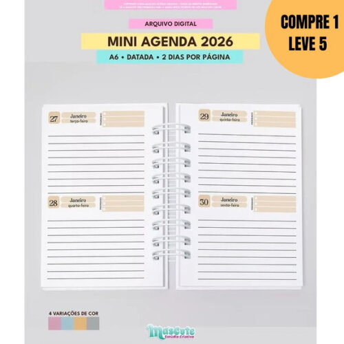 Arquivo Digital Mini Agenda Datada 2026 A6 2dpp -4676