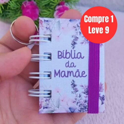 Arquivo Digital Mini Bíblia Chaveiro Dia das Mães -6961