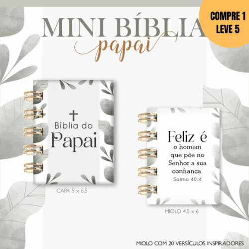 Arquivo Digital Mini Bíblia do Papai Chaveiro -4126