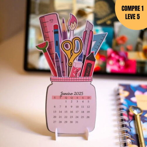 Arquivo Digital Mini Calendário 2025 -1542
