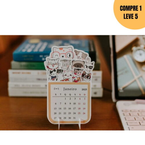 Arquivo Digital Mini Calendário Pet 2025 -1540