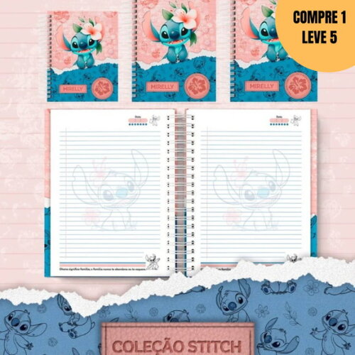 Arquivo Digital Mini Coleção Stitch Volta às Aulas -1491
