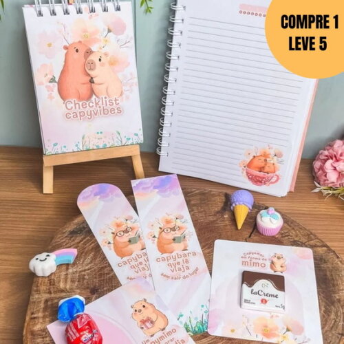 Arquivo Digital Mini Kit Capybara Vibes -4635