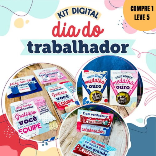 Arquivo Digital Mini Kit Dia do Trabalhador -2858