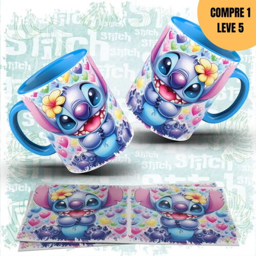 Arquivo Digital Mini Pack Stitch Ohana Sublimação -1467