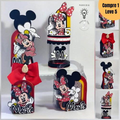 Arquivo Digital Minnie Vermelha Kit Festa Pronta -907