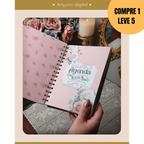 Arquivo Digital Miolo Agenda Vintage 2026 Wireo -5038