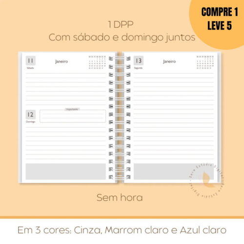 Arquivo Digital Miolo de Agenda Neutra Datada 1dpp -1506