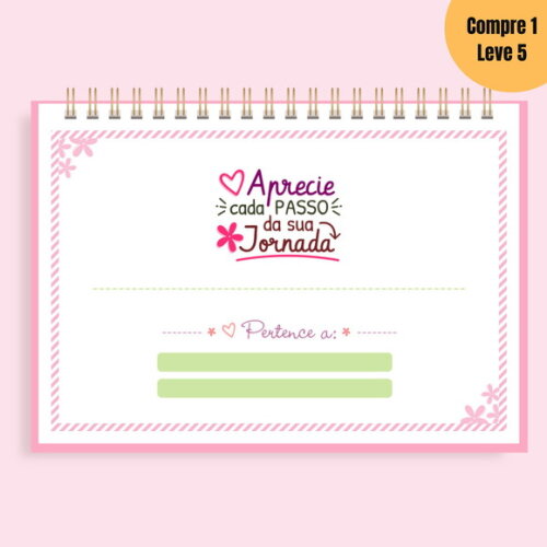 Arquivo Digital Miolo Planner Mensal e Semanal -622