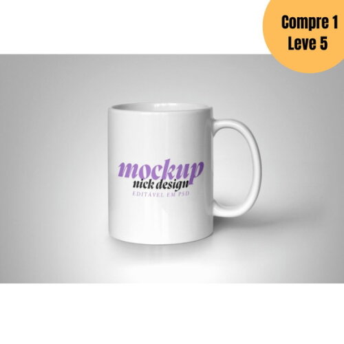 Arquivo Digital Mockup 1 Caneca Branca -5200