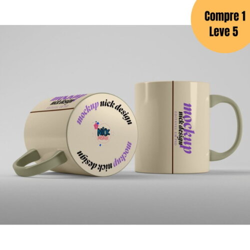 Arquivo Digital Mockup 2 Canecas Empilhada -5185
