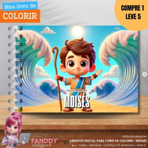 Arquivo Digital Moises Livro de Colorir -2296