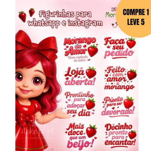 Arquivo Digital Moranguinha do Amor Kit Digital -4883