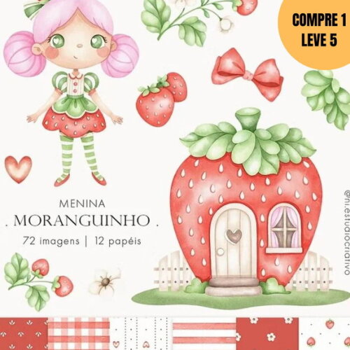 Arquivo Digital Moranguinho Kit Digital -4551