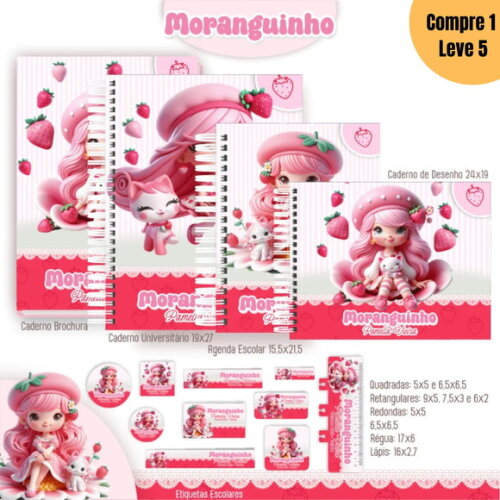 Arquivo Digital Moranguinho Kit Escolar 2025 -1019