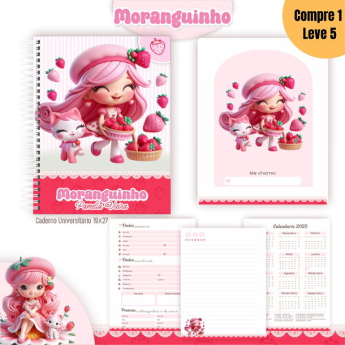 Arquivo Digital Moranguinho Kit Escolar 2025 -1019