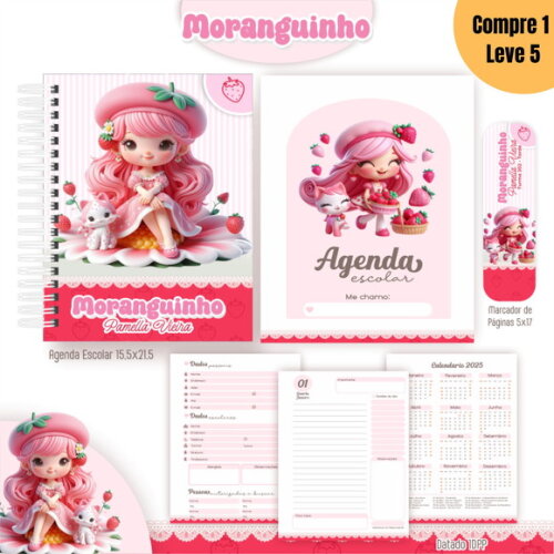 Arquivo Digital Moranguinho Kit Escolar 2025 -1019