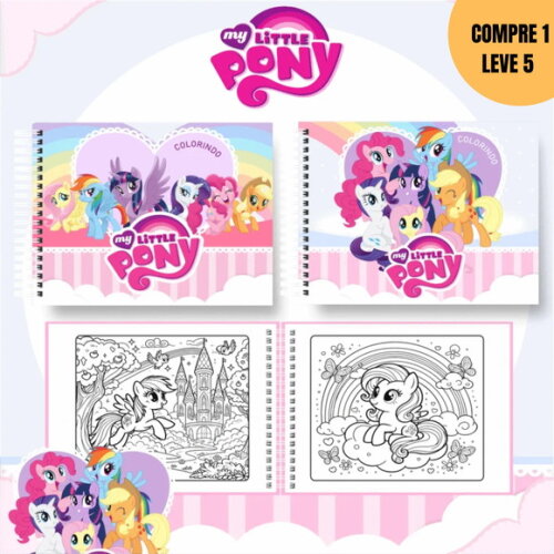 Arquivo Digital My Little Poney Livros de Colorir -3150