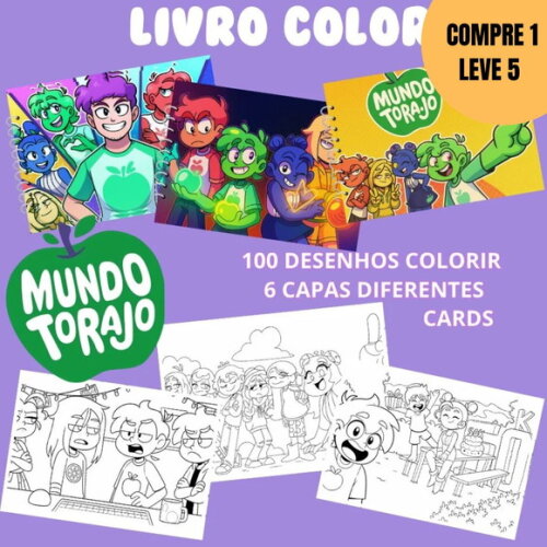 Arquivo Digital Mundo Torajo Livro de Colorir -4651