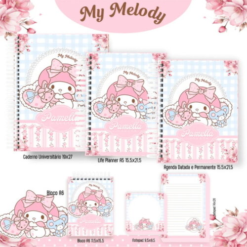 Arquivo Digital My Melody Capas e Miolos 2025 -160
