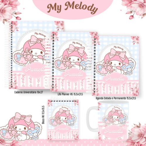 Arquivo Digital My Melody Capas e Miolos 2025 -160