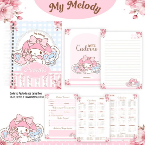 Arquivo Digital My Melody Capas e Miolos 2025 -160