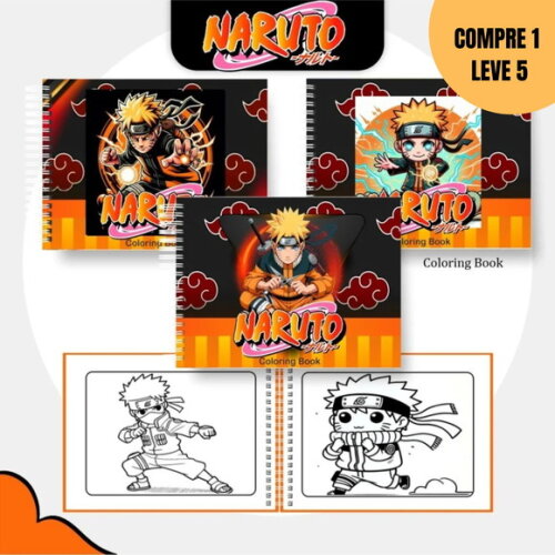 Arquivo Digital Naruto Livro de Colorir -1732