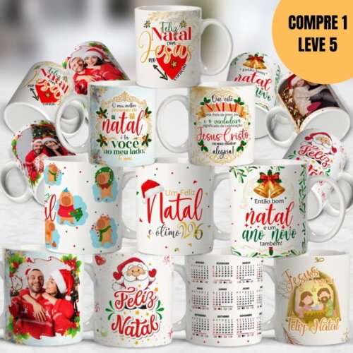 Arquivo Digital Natal 2025 Artes para Canecas -5662