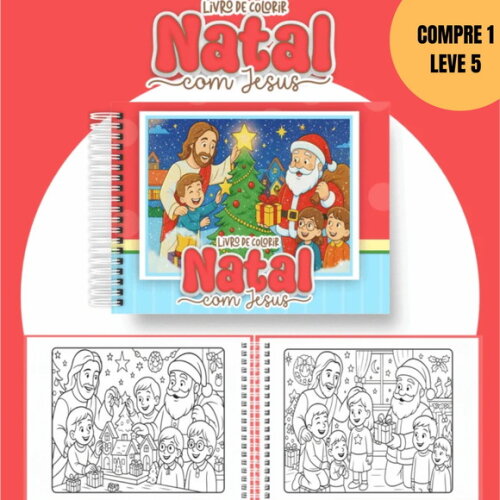 Arquivo Digital Natal com Jesus Livro de Colorir -5797