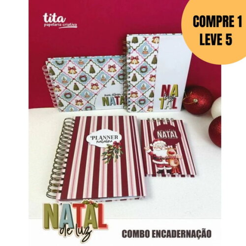 Arquivo Digital Natal de Luz Combo Encadernação -5468