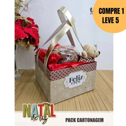 Arquivo Digital Natal de Luz Pack Cartonagem -5480