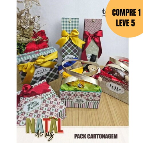 Arquivo Digital Natal de Luz Pack Cartonagem -5480