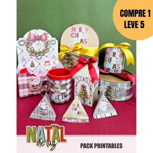 Arquivo Digital Natal de Luz Pack Printables -5481