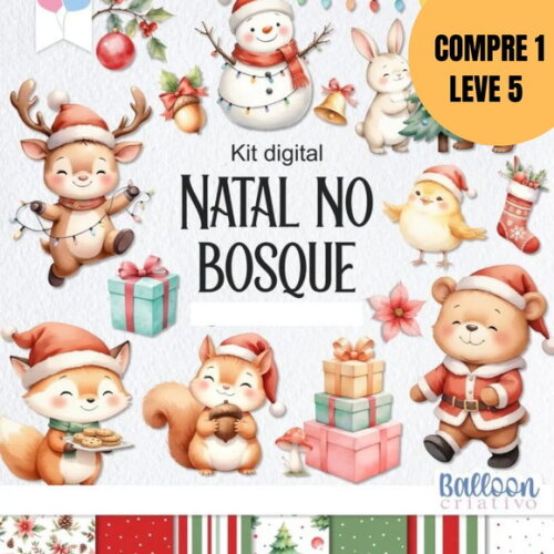 Arquivo Digital Natal no Bosque Kit Digital - 5607